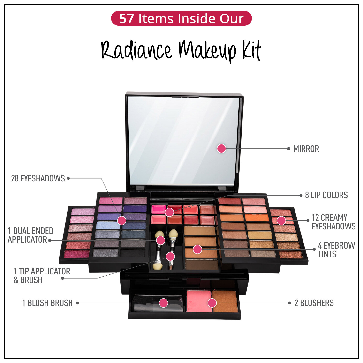 Display Tray #1 6pcs Lipstick Set For Women